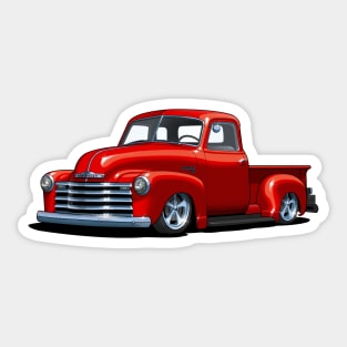 Custom 49 Chevy Pickup Truck Sticker